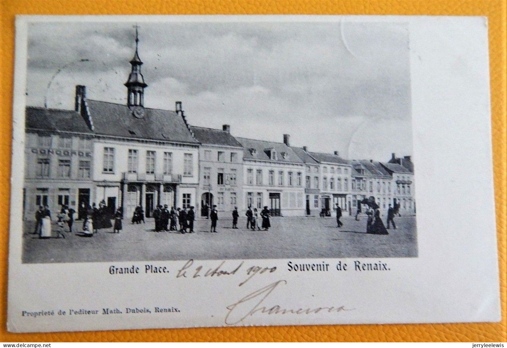 RONSE - RENAIX  - Grand Place  - Souvenir De Renaix - Renaix - Ronse