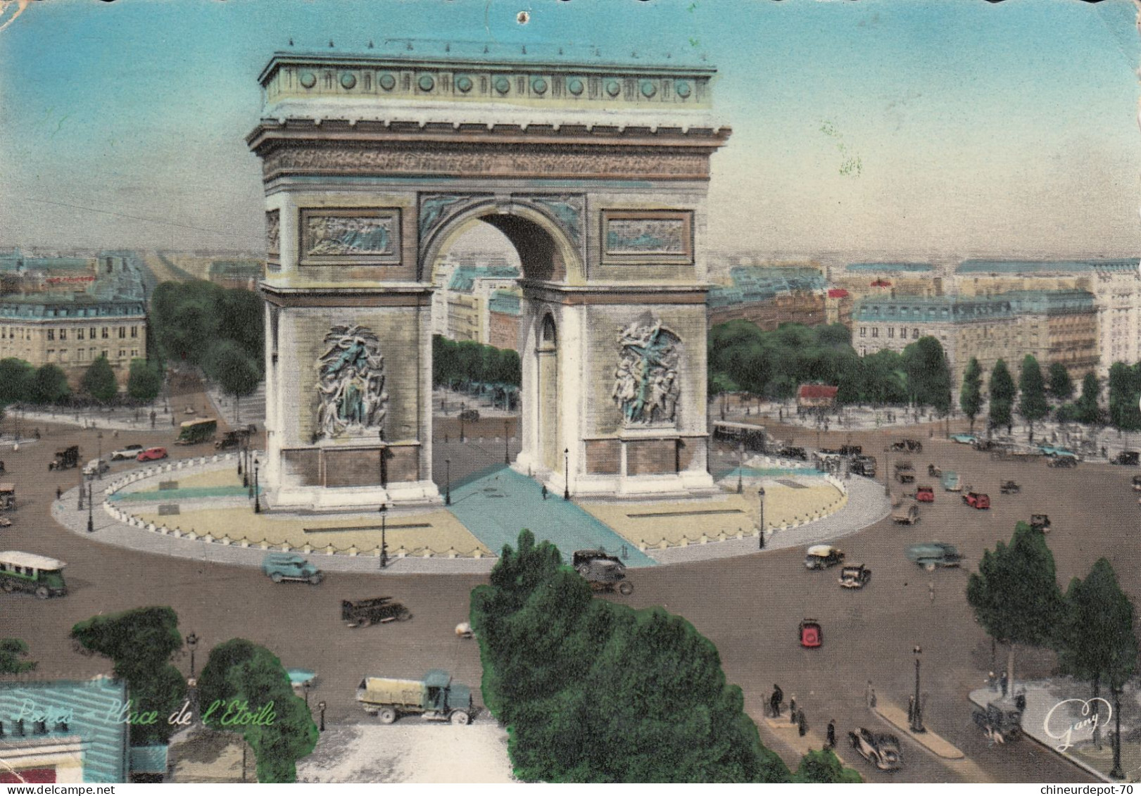 PARIS  L ARC DE TRIOMPHE - Andere Monumenten, Gebouwen