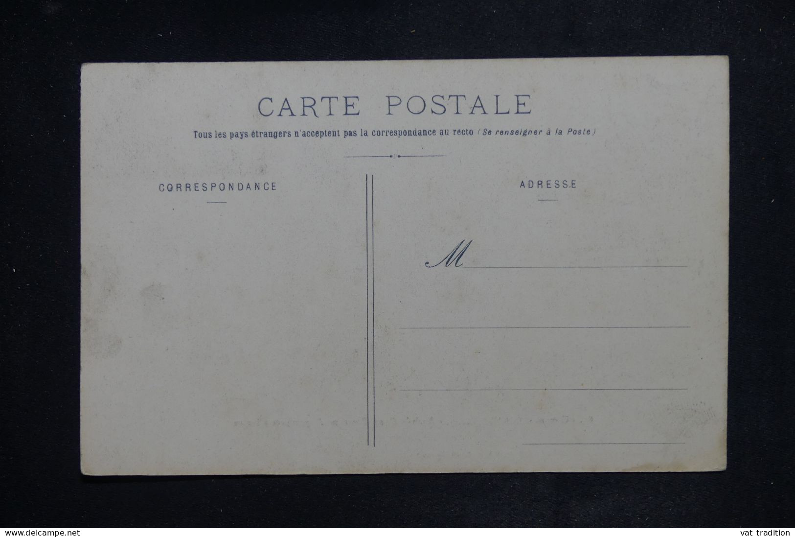 CONGO - Affranchissement Panthère De Brazzaville  Sur Carte Postale (Trafic D'Ivoire) En 1909 - L 150950 - Storia Postale