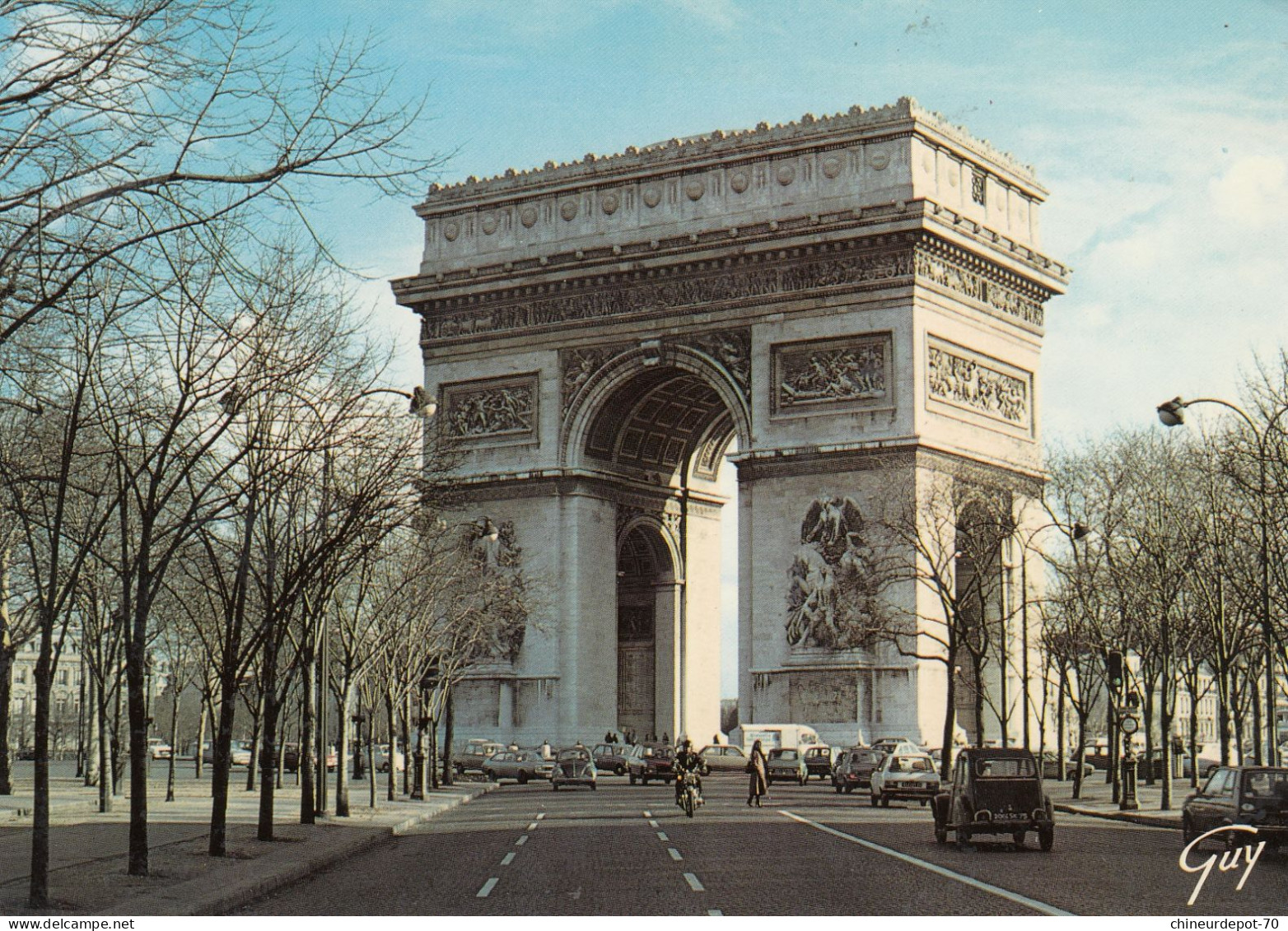 PARIS  L ARC DE TRIOMPHE - Andere Monumenten, Gebouwen