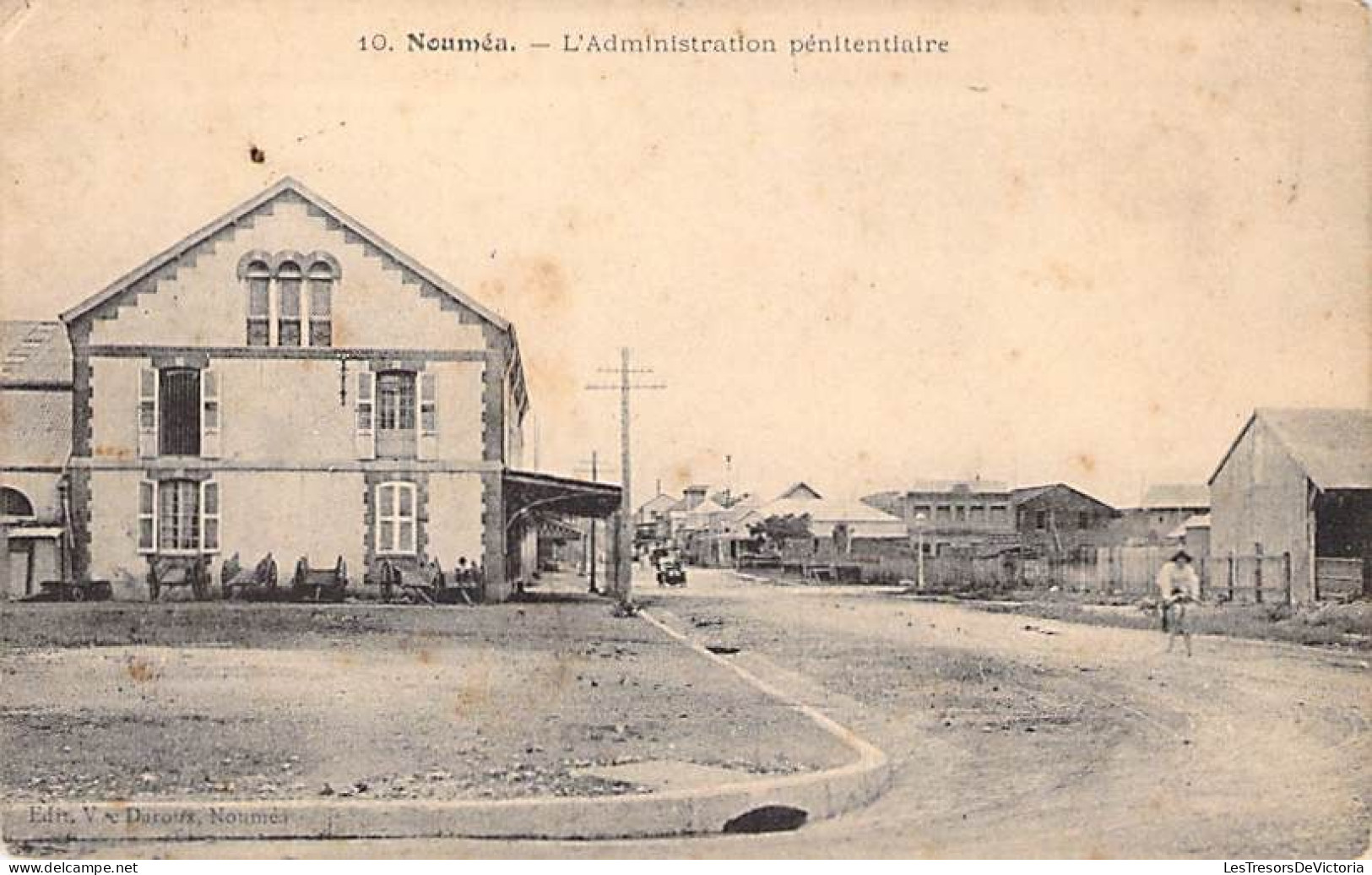 Nouvelle Calédonie - Nouméa - L'administration Pénitentiaire - 1906 - Carte Postale Ancienne - Nuova Caledonia