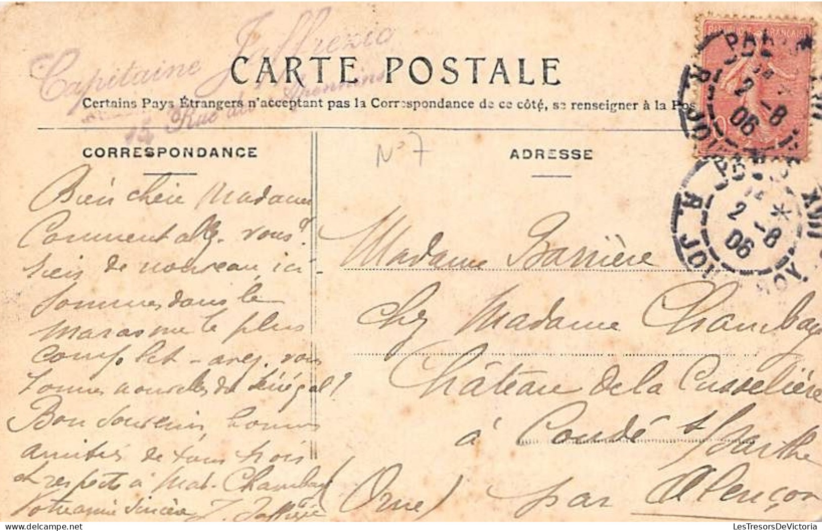 Nouvelle Calédonie - Nouméa - L'administration Pénitentiaire - 1906 - Carte Postale Ancienne - Neukaledonien