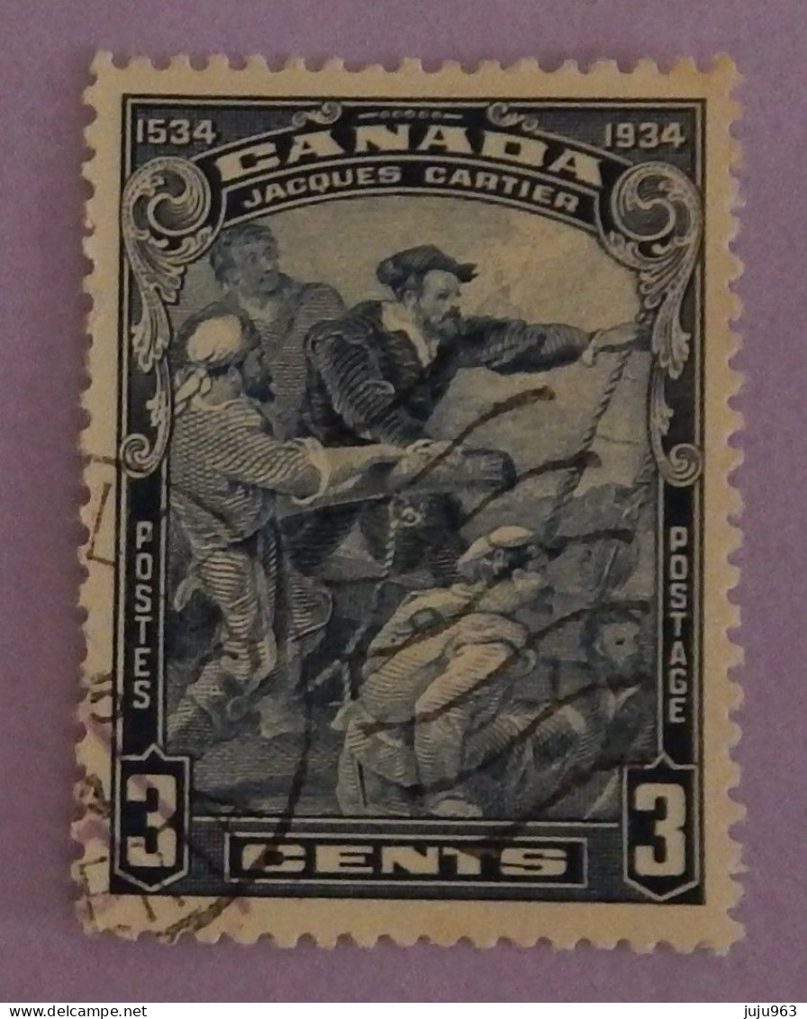CANADA YT 170 OBLITERE " JACQUES CARTIER" ANNÉE 1934 - Oblitérés