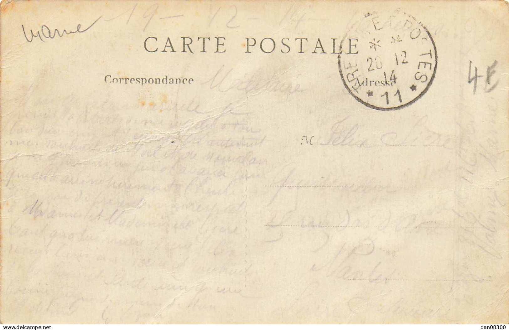LA GRANDE GUERRE 1914 ROUTE DE LA FERE CHAMPENOISE APRES UN ENGAGEMENT DE CAVALERIE - War 1914-18
