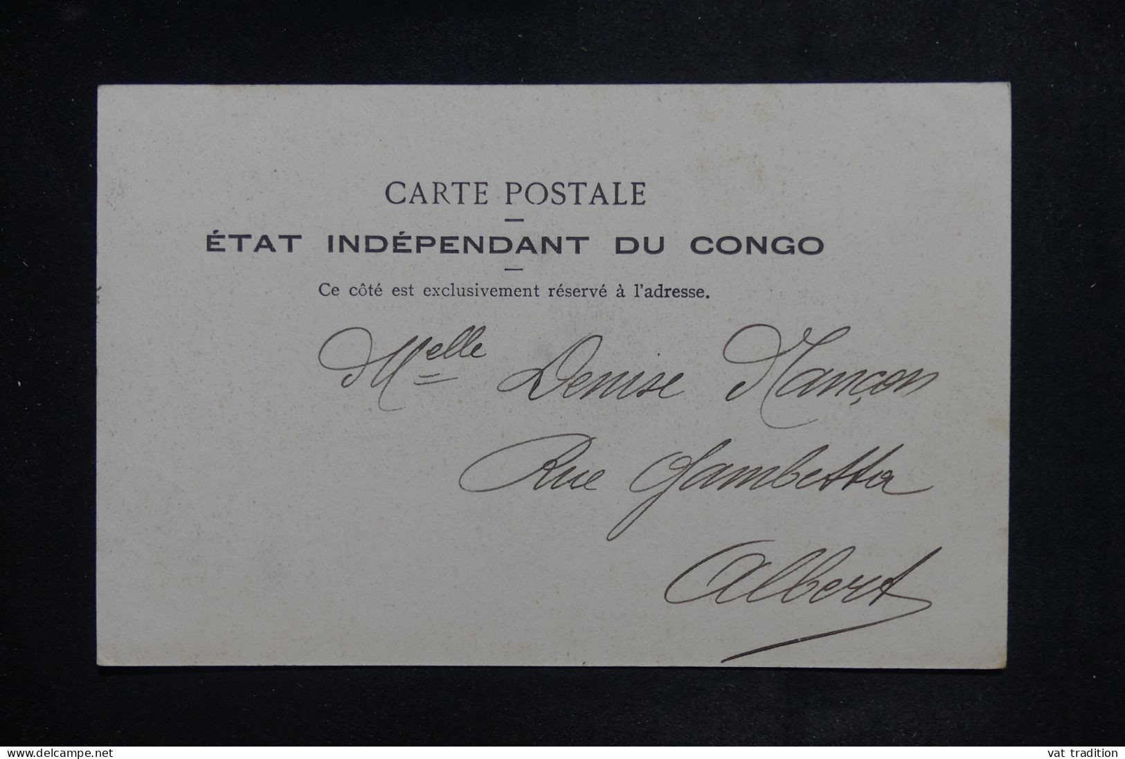 CONGO - Affranchissement Groupe De Brazzaville Sur Carte Postale En 1904 Pour La France - L 150953 - Briefe U. Dokumente