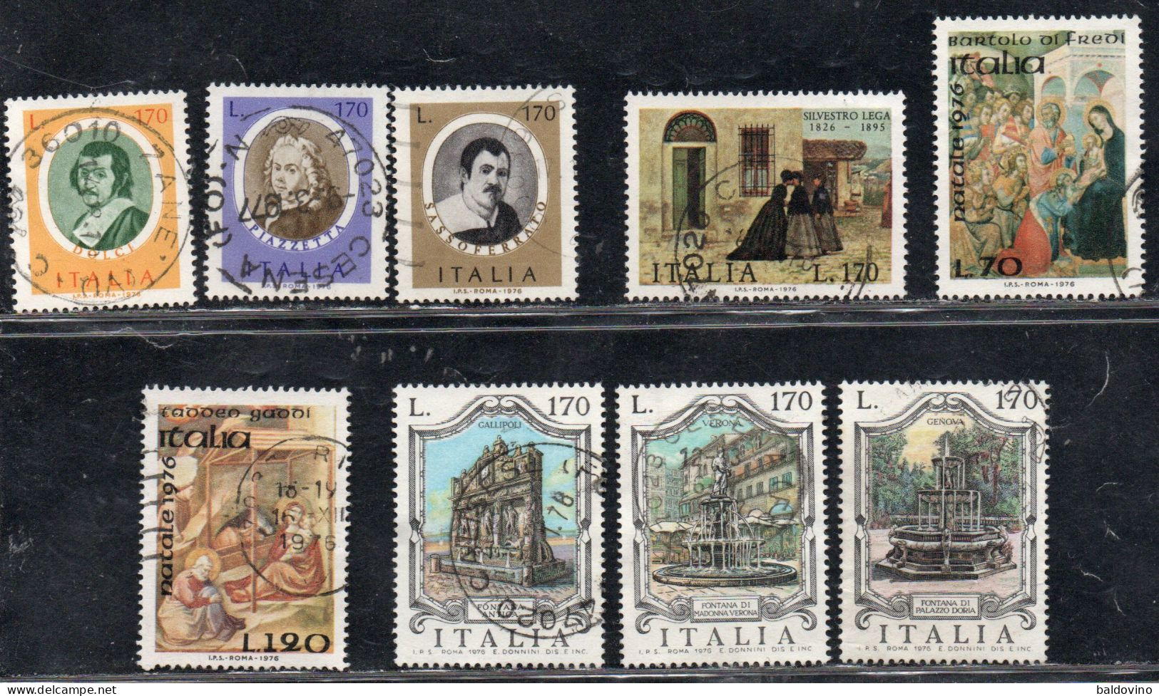 Italia 1976 Lotto 36 Esemplari (vedi Descrizione) - 1971-80: Oblitérés