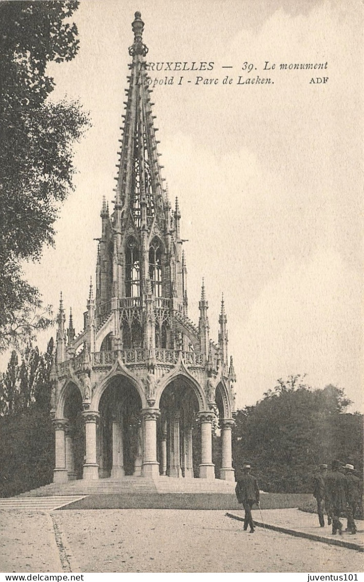 CPA Bruxelles-Le Monument Léopold-Parc De Lachen-39      L2798 - Bauwerke, Gebäude