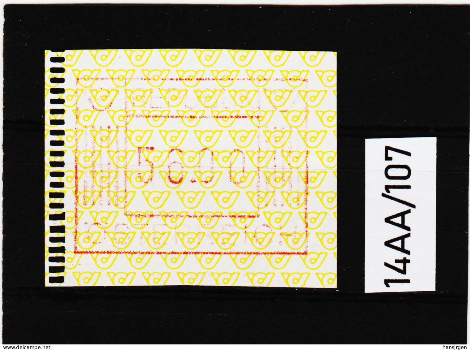 14AA/107  ÖSTERREICH 1983 AUTOMATENMARKEN 1. AUSGABE  56,00 SCHILLING   ** Postfrisch - Machine Labels [ATM]