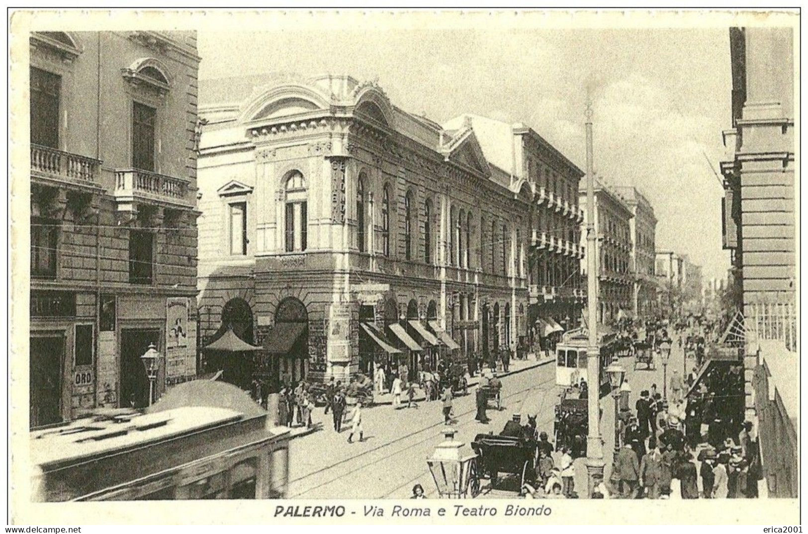 Palermo. Via Roma E Teatro Biondo. - Palermo