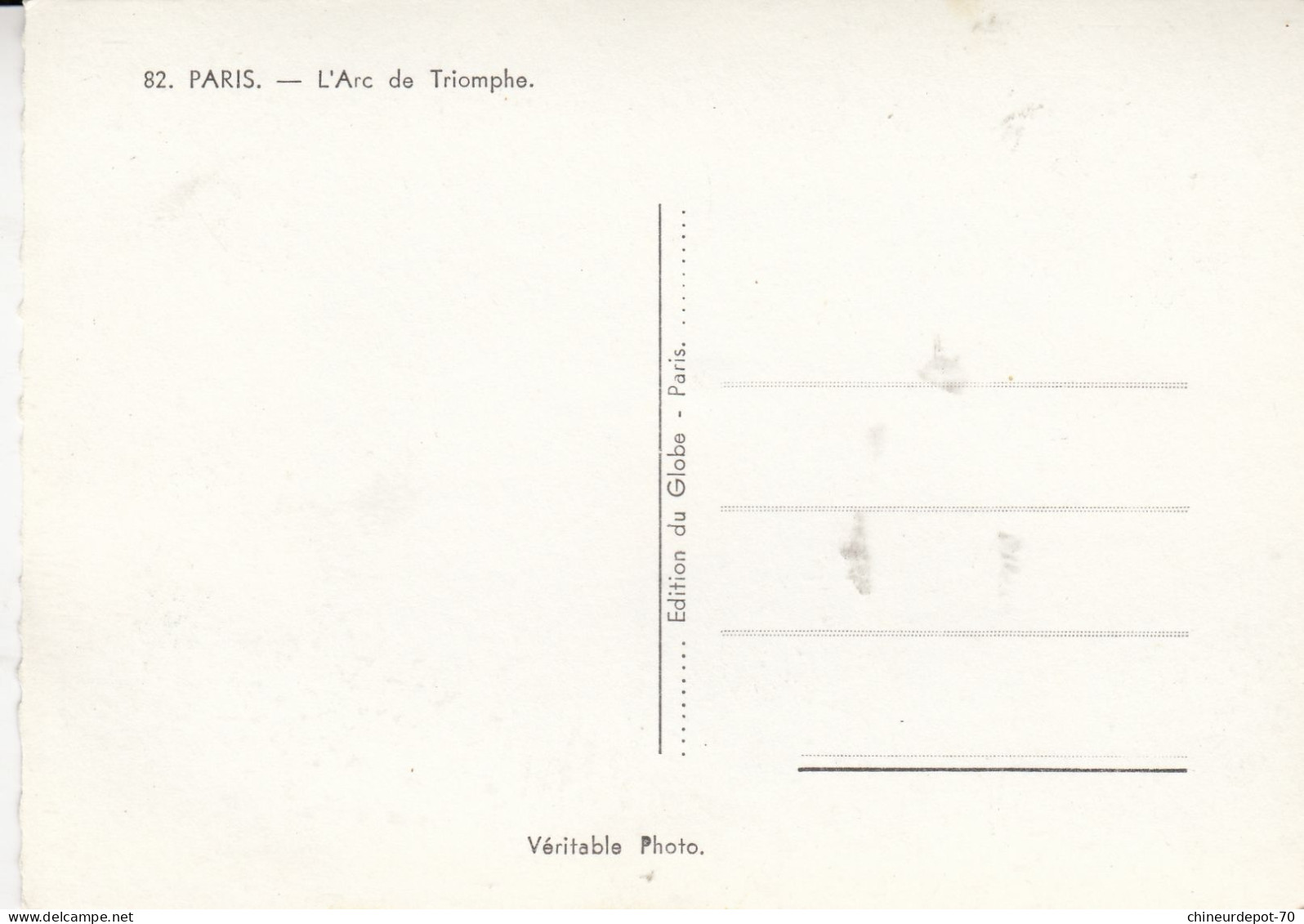 PARIS  L ARC DE TRIOMPHE - Sonstige Sehenswürdigkeiten