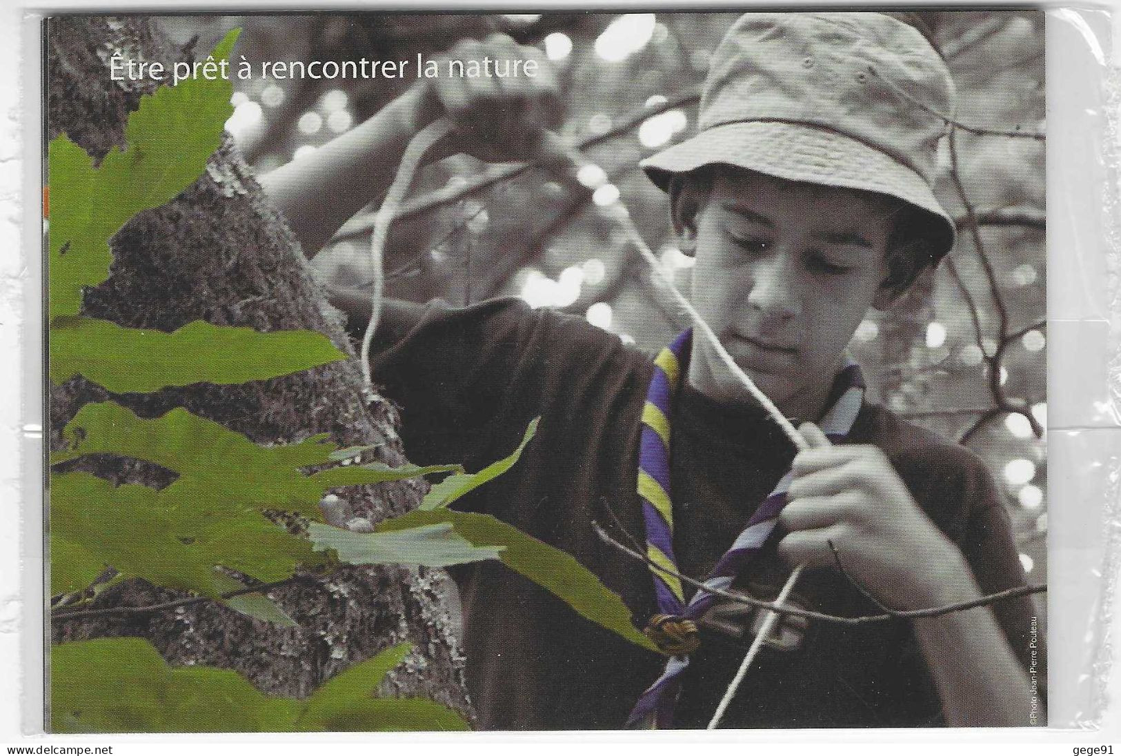 Scouts Et Guides De France - Etre Prêt à Rencontrer La Nature - Lot De 5 Cartes Sous Blister - Scoutismo