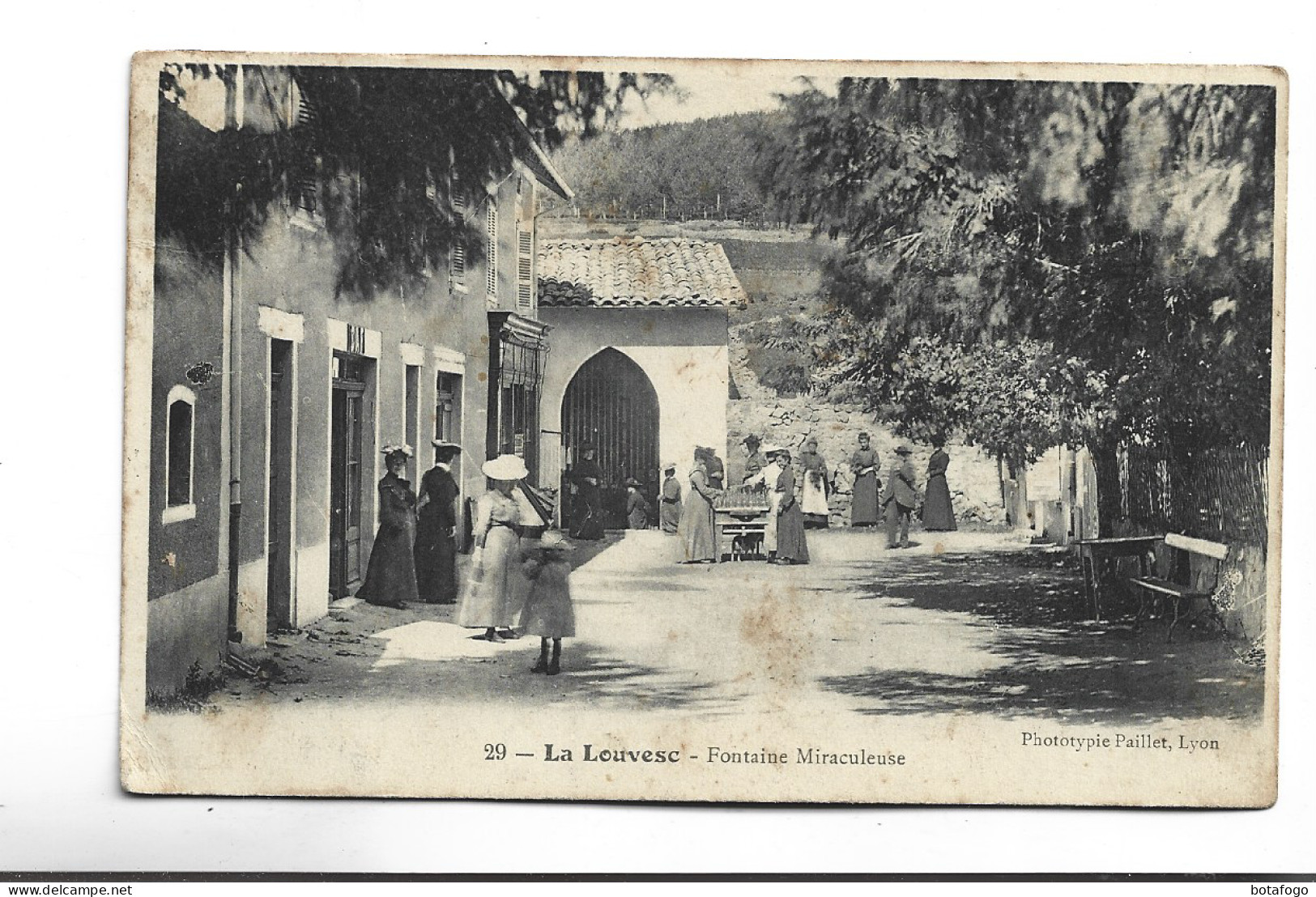 CPA   DPT 07 LA LOUVESC, FONTAINE MIRACULEUSE En 1905! - La Louvesc