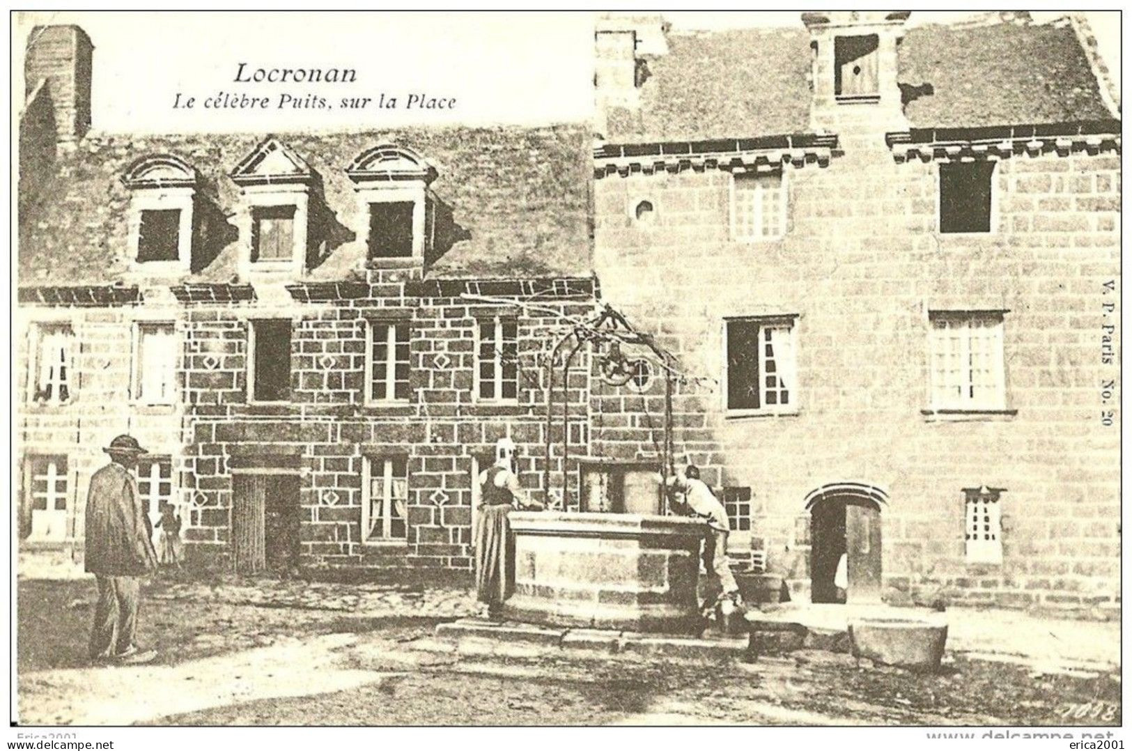 Locronan. Le Célèbre Puits Sur La Place De Locronan. - Locronan