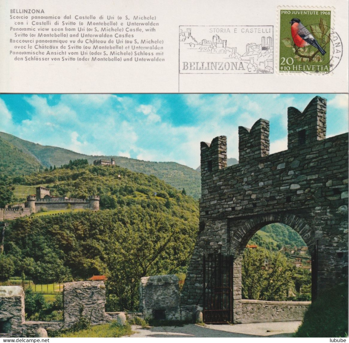Bellinzona - Tre Castelli        1969 - Bellinzone