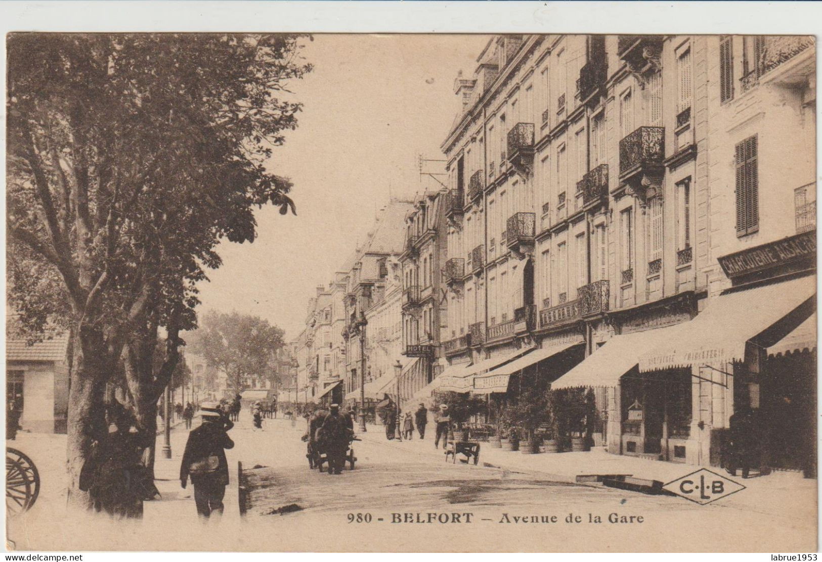 Belfort - Avenue De La Gare  - (G.2083) - Belfort - Ciudad