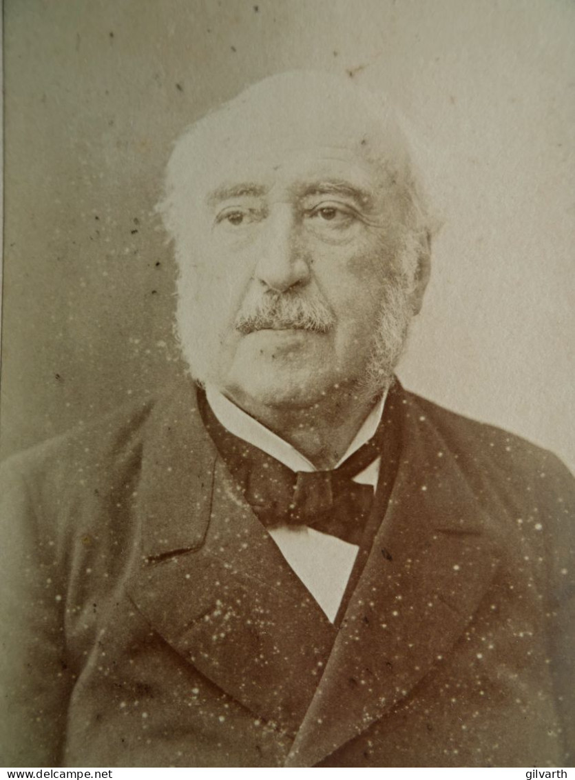 Photo Format Cabinet Nadar à Paris - Jules Simon (1814-1896) Homme D'état, Circa 1880-85 L675 - Oud (voor 1900)