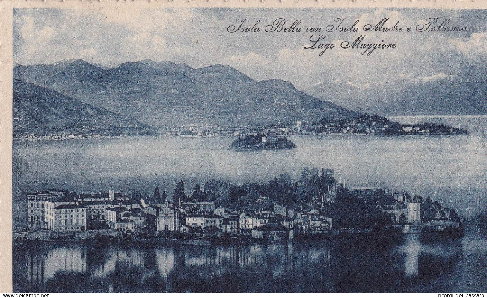 Cartolina Isola Bella Con Isola Madre E Pallanza ( Verbano - Cusio - Ossola ) Lago Maggiore - Verbania