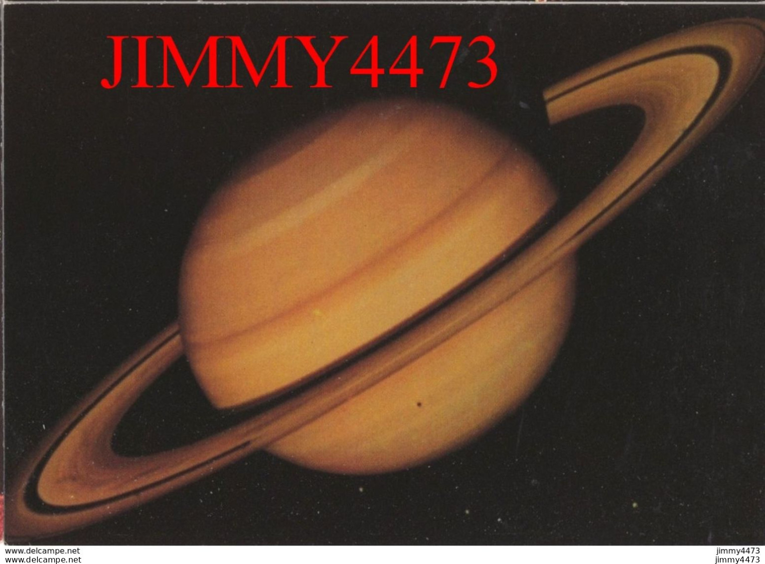CPM - Saturne - En 1980 Voyager 2 Survole Sature + Texte Au Dos ( 1980 Voyager 2 - NASA ) - Imp. Valblor Strasbourg - Sterrenkunde