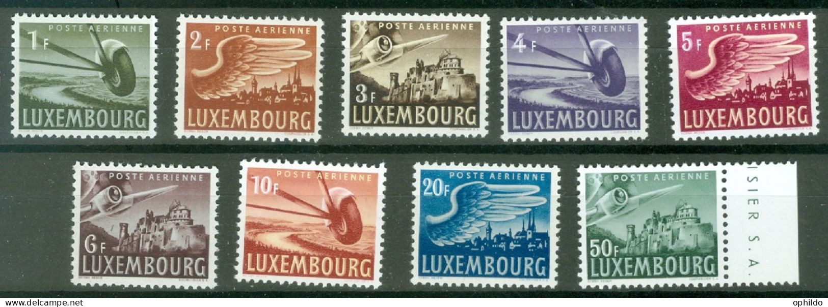 Luxembourg   Yv  PA 7/15  * *  TB  - Unused Stamps