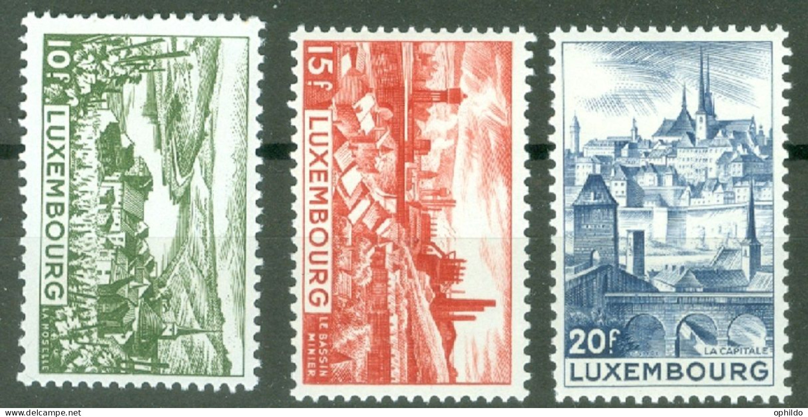 Luxembourg   Yv  407/409  * *  TB  - Neufs