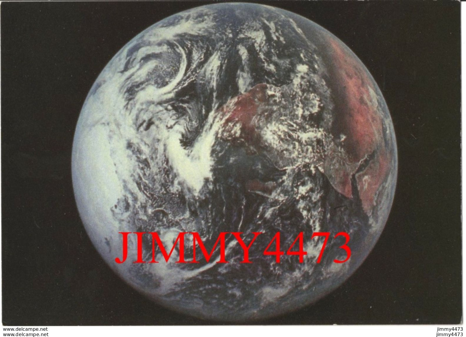 CPM - La Terre + Texte Au Dos - ( 1972 Apollo 17 - NASA ) - Imp. Valblor Strasbourg - Sterrenkunde