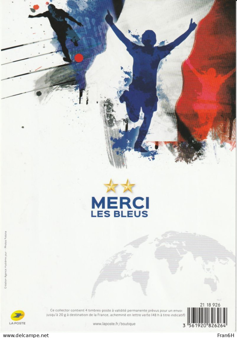 Merci Les Bleus - Neuf - 4 Timbres VP - Autoadhesif - Autocollant - Collector - Collectors