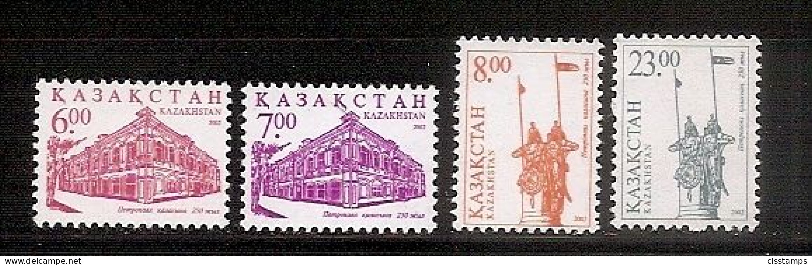 KAZAKHSTAN 2002●200th Anniversary Petropavlovsk●Definitive●Mi 385-88 MNH - Kazajstán