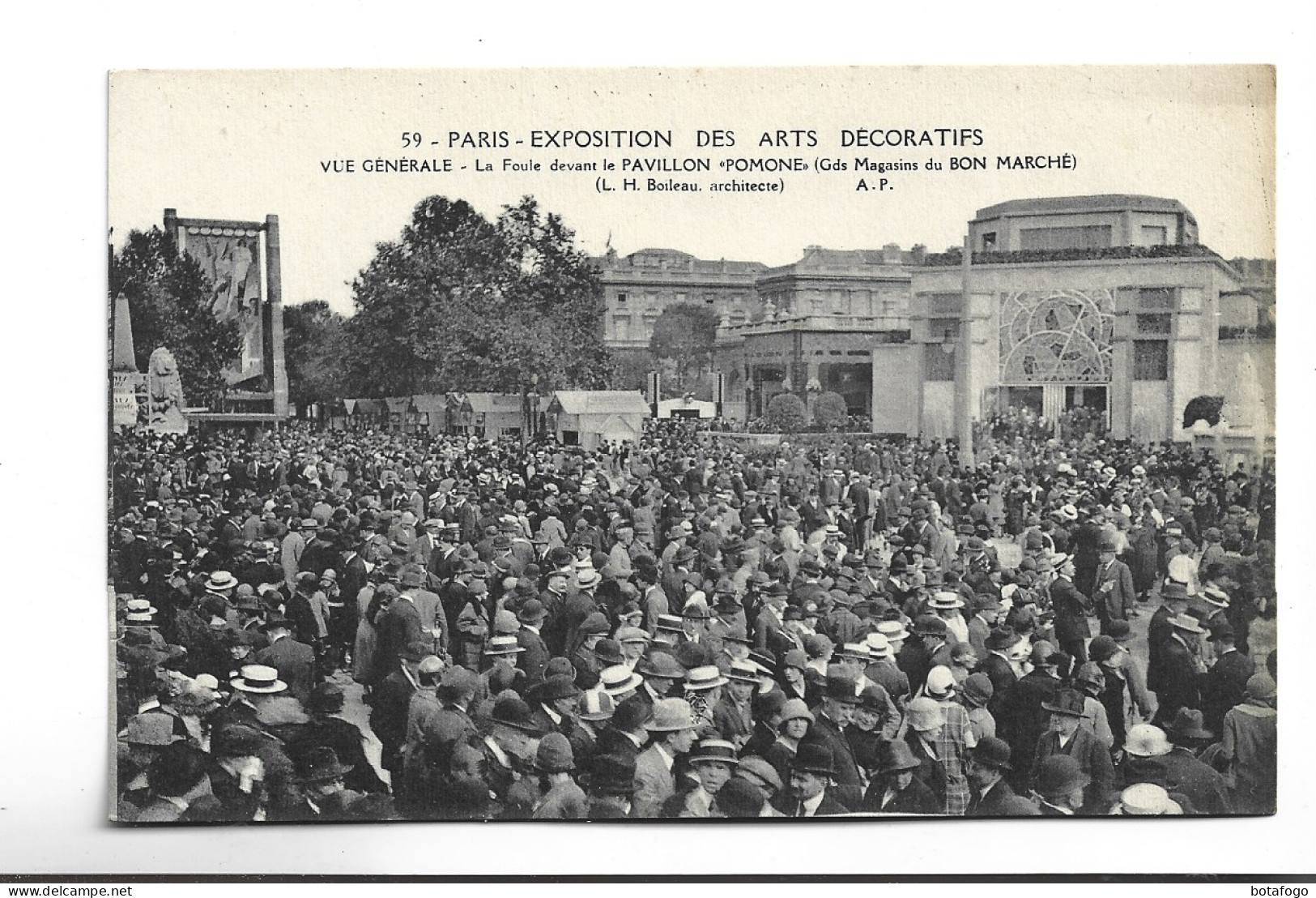 CPA   DPT 75 , PARIS,EXP, ARTS DECORATIFS ,PAVILLON POMONE - Expositions