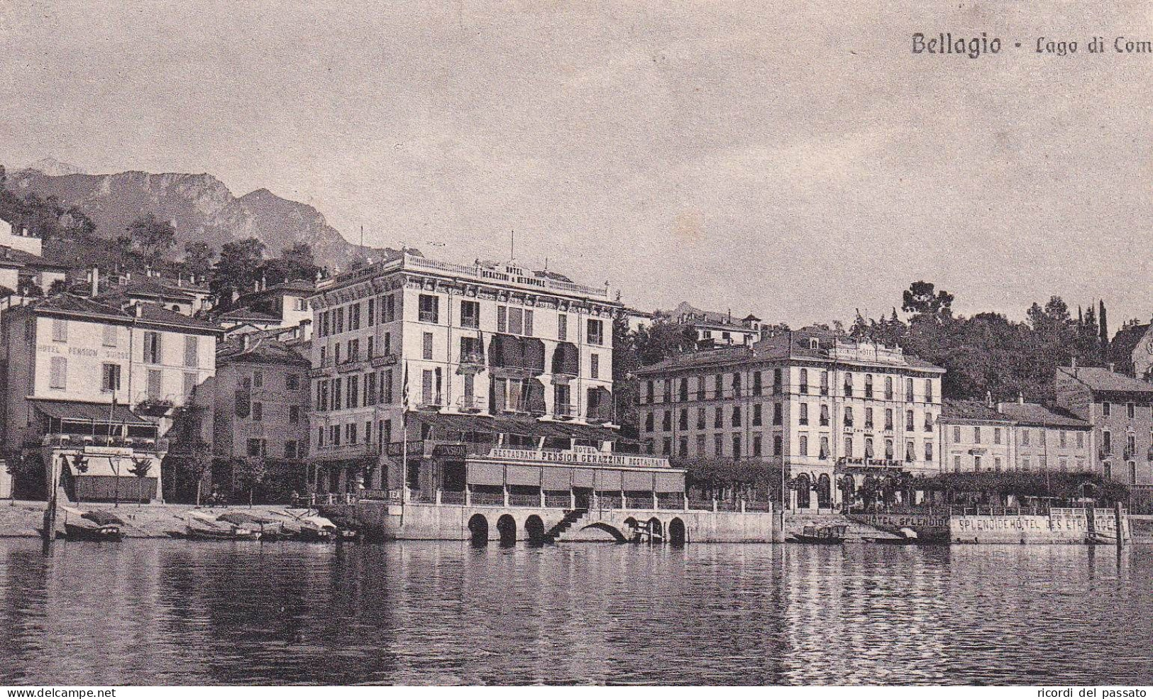 Cartolina Bellagio ( Como ) Lago Di Como - Como