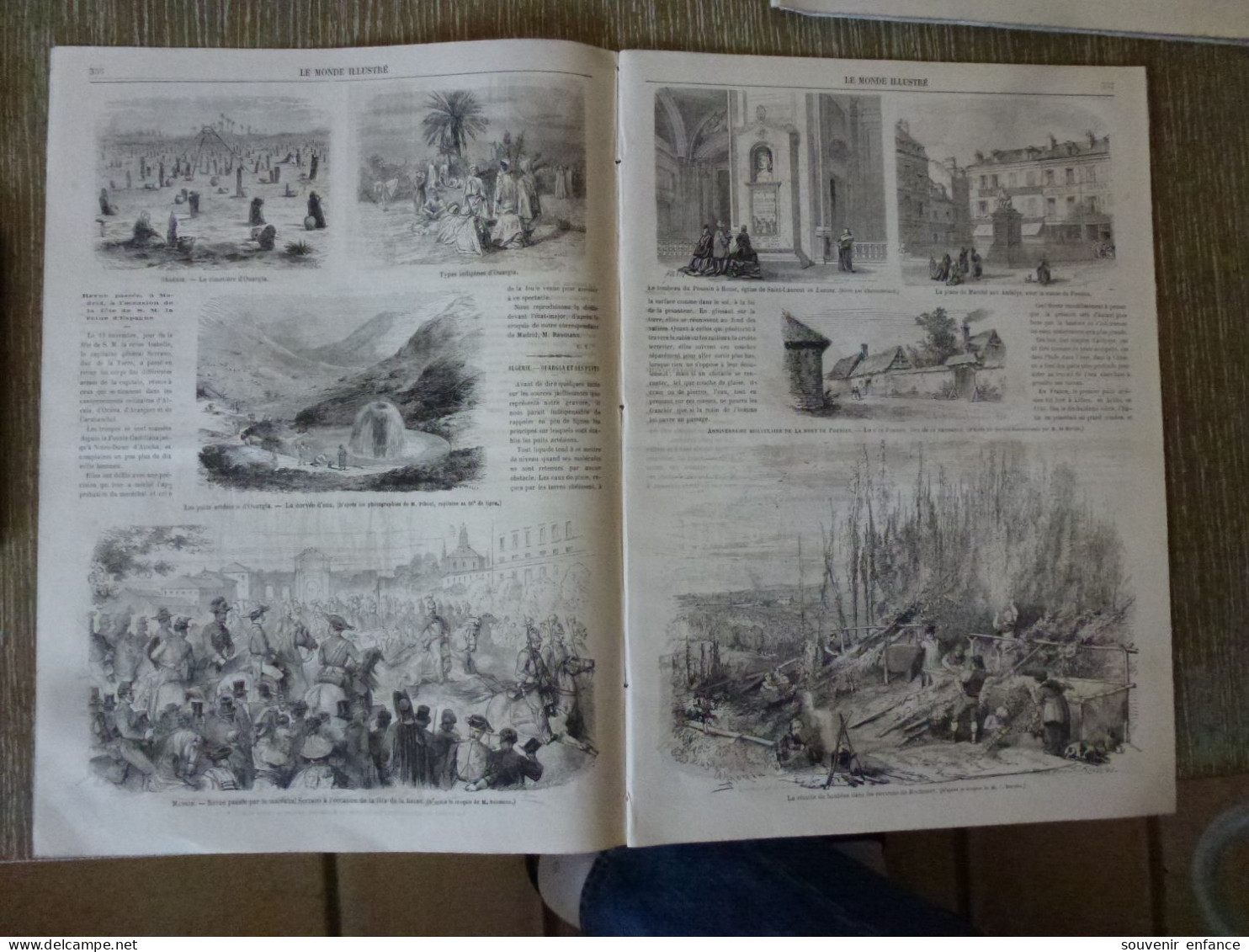 Le Monde Illustré Décembre 1865 Chemin De Fer Pneumatique Londres Colonie Agricole De Mettray - Revues Anciennes - Avant 1900