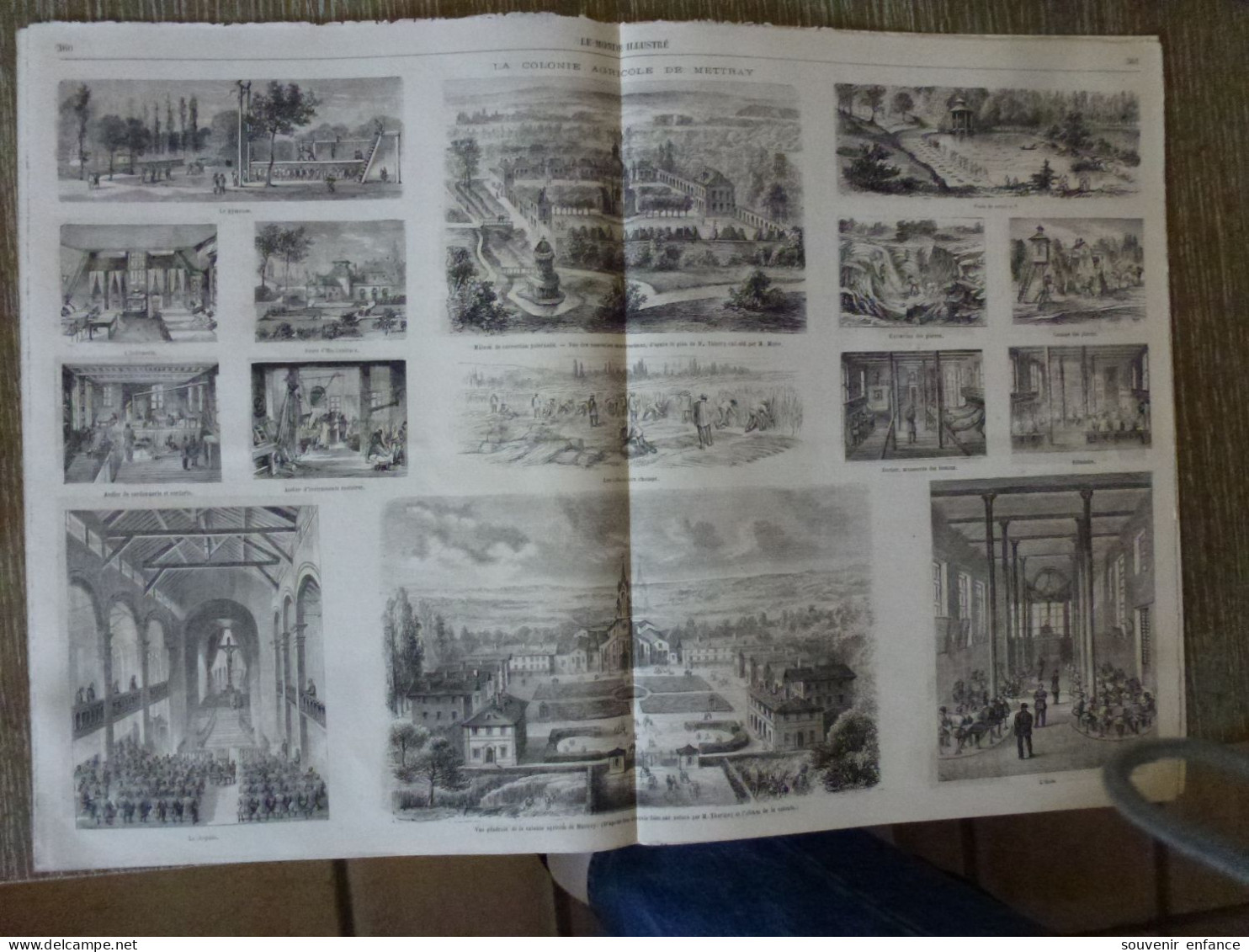 Le Monde Illustré Décembre 1865 Chemin De Fer Pneumatique Londres Colonie Agricole De Mettray - Magazines - Before 1900