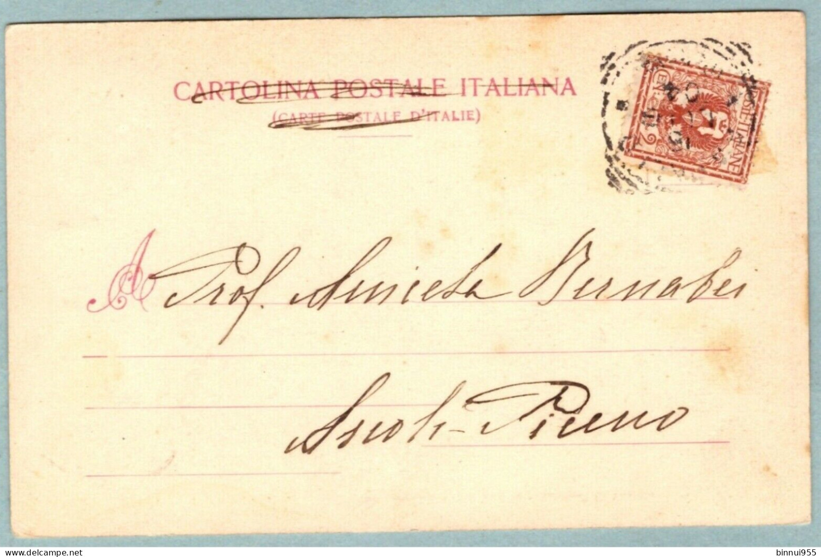 Cartolina Rapalo Rovine Della Chiesa Di S. Maria - Viaggiata - 1904 - Genova (Genoa)