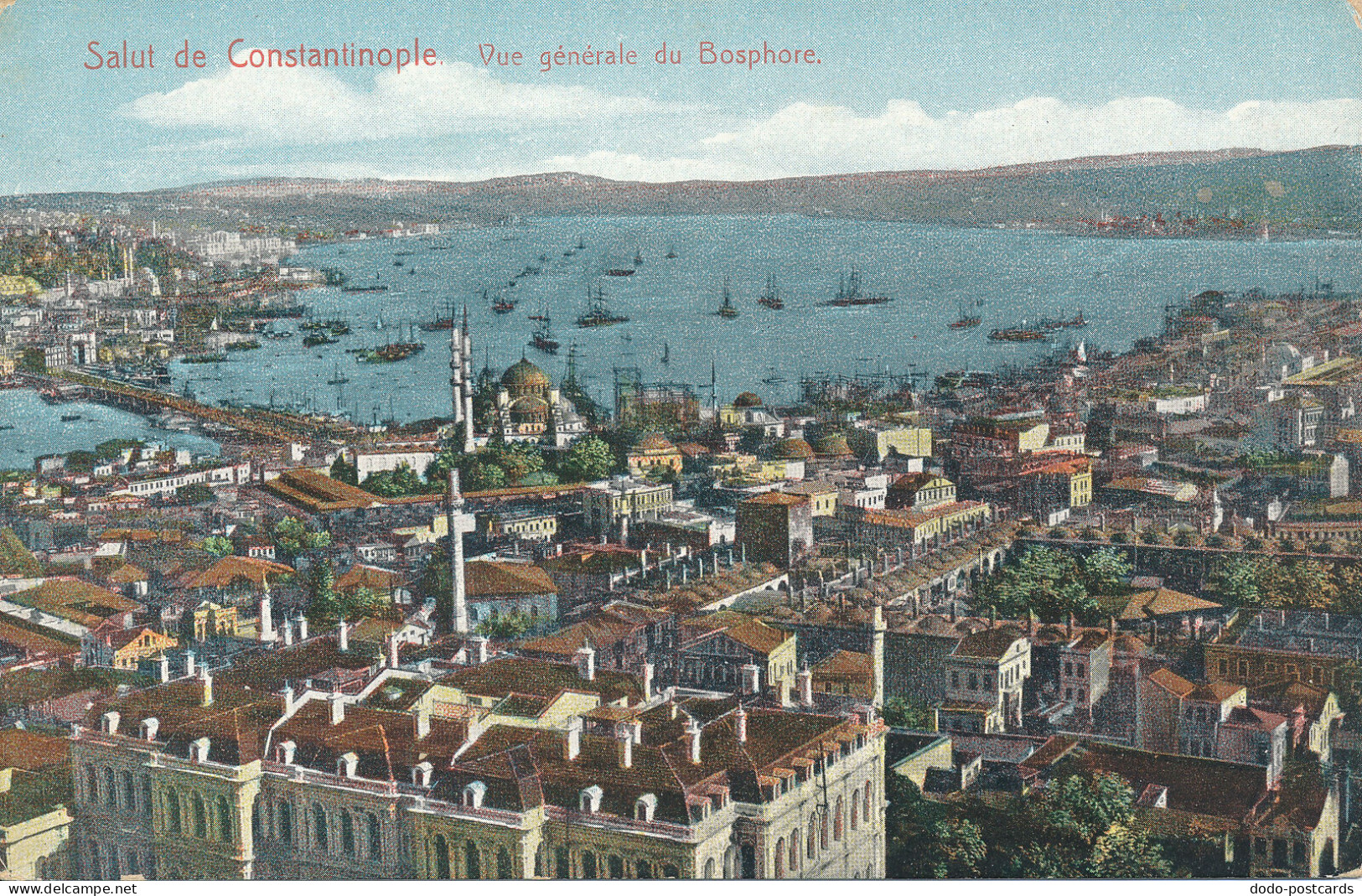 PC46369 Salut De Constantinople. Vue Generale Du Bosphore. B. Hopkins - Monde