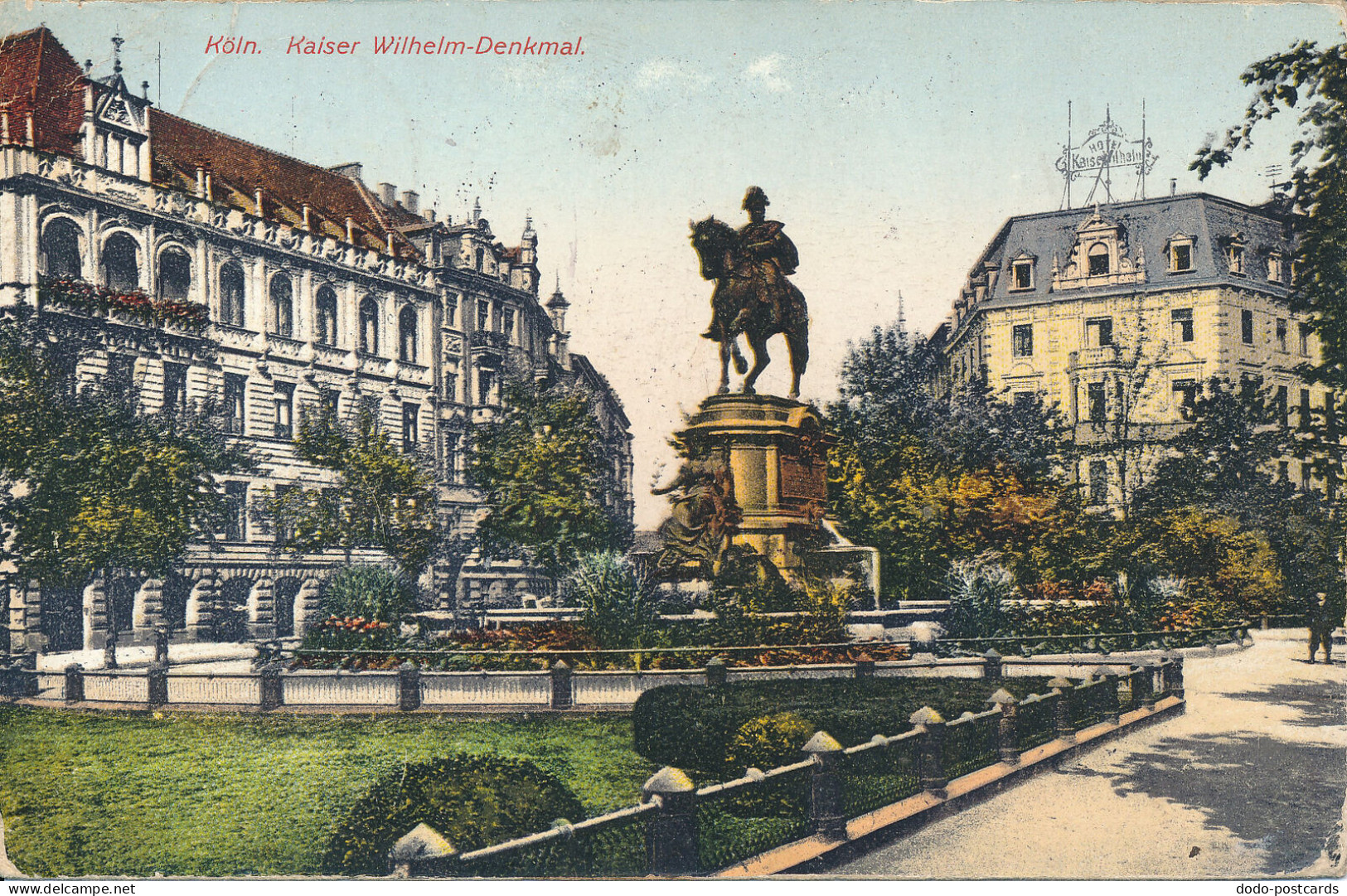 PC46459 Koln. Kaiser Wilhelm Denkmal. 1910. B. Hopkins - Monde