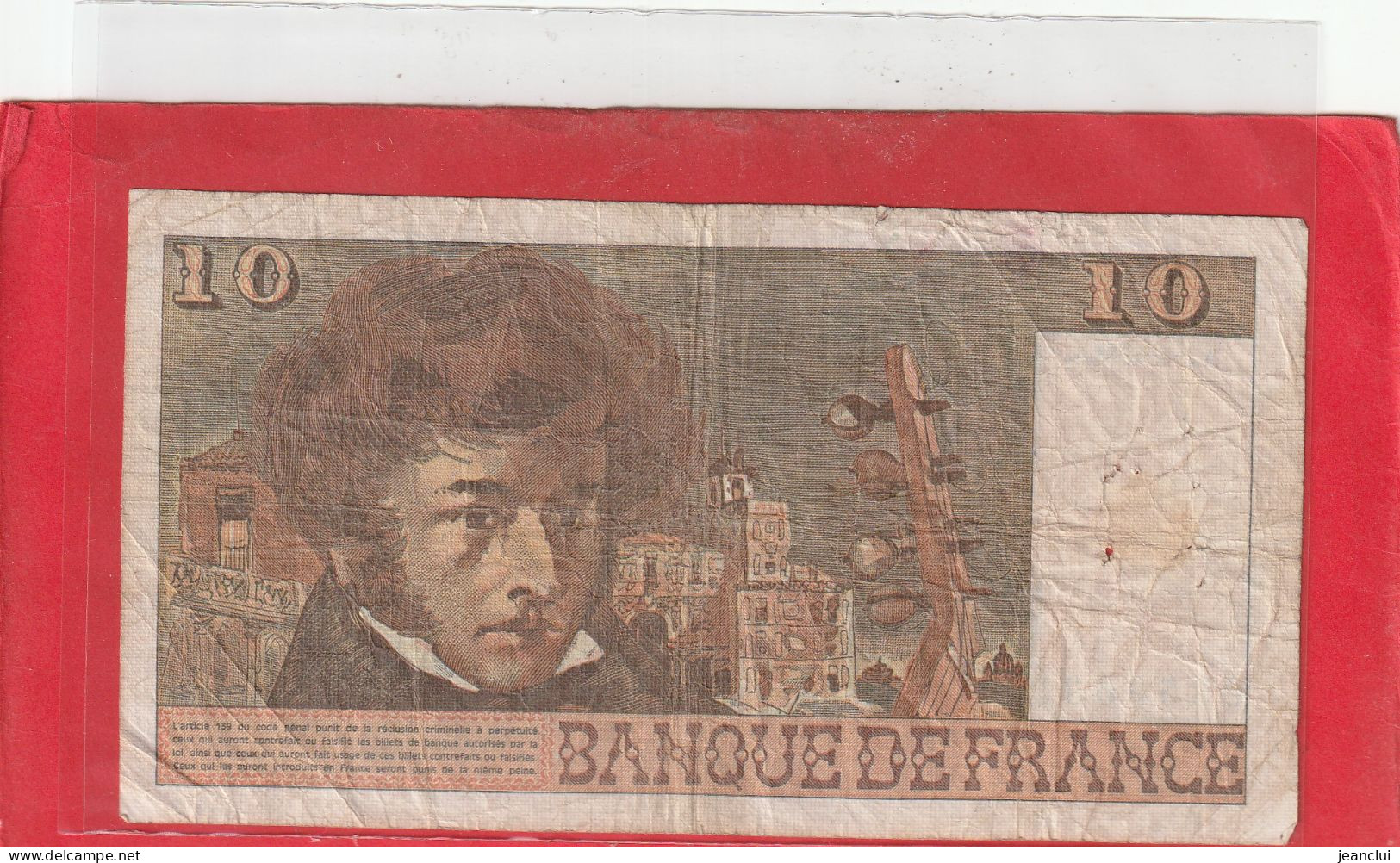 10 FRANCS BERLIOZ  .  2-3-1978    -  SERIE M.301  .  N° 035363   .  2 SCANNES - 10 F 1972-1978 ''Berlioz''