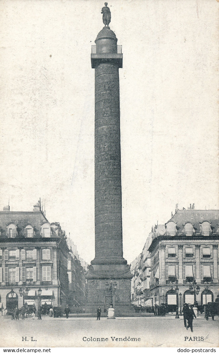 PC46449 Colonne Vendome. Paris. H L. B. Hopkins - Monde