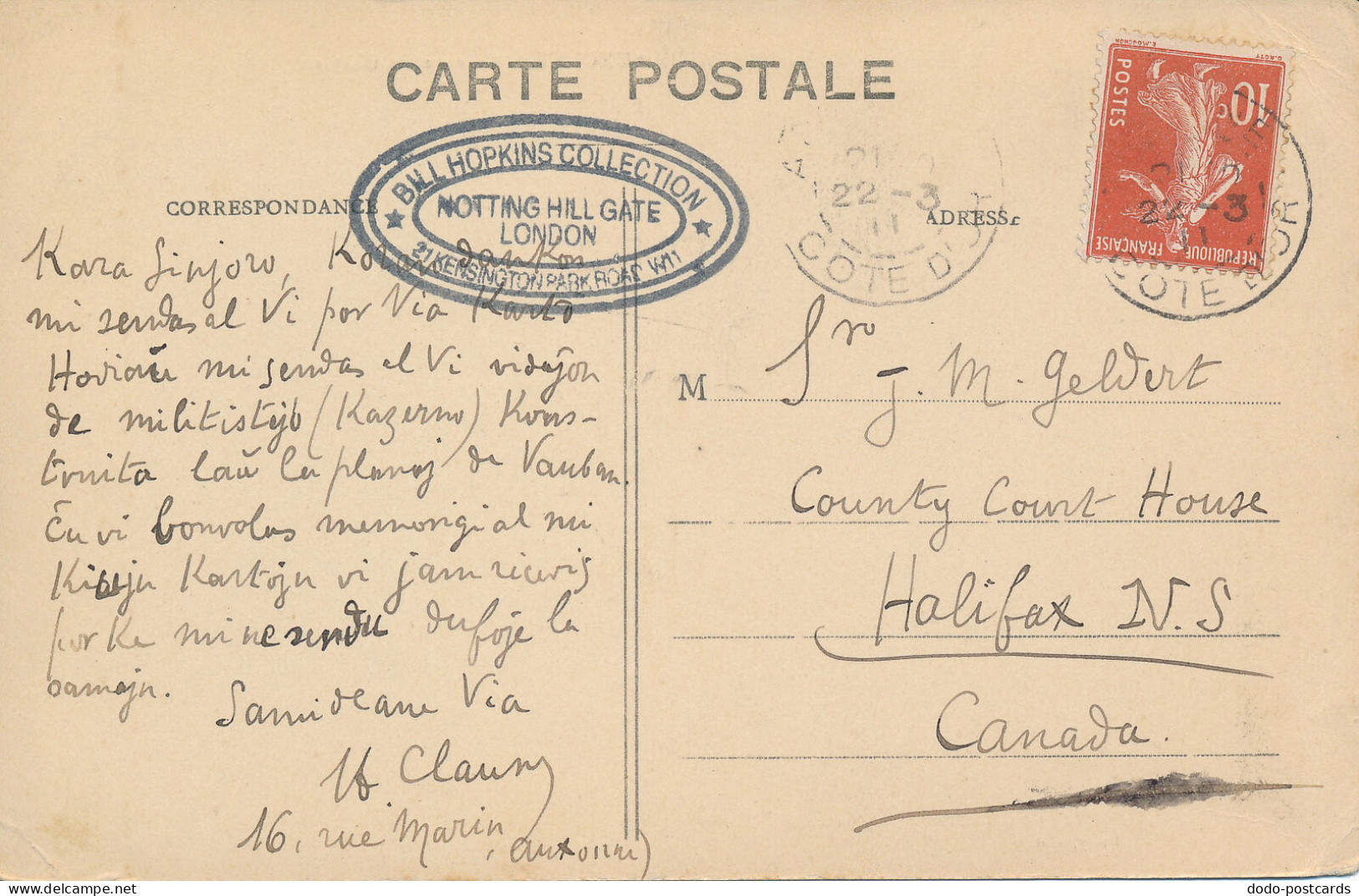 PC46799 Auxonne. Caserne Du Chateau. Prely. 1911. B. Hopkins - Monde