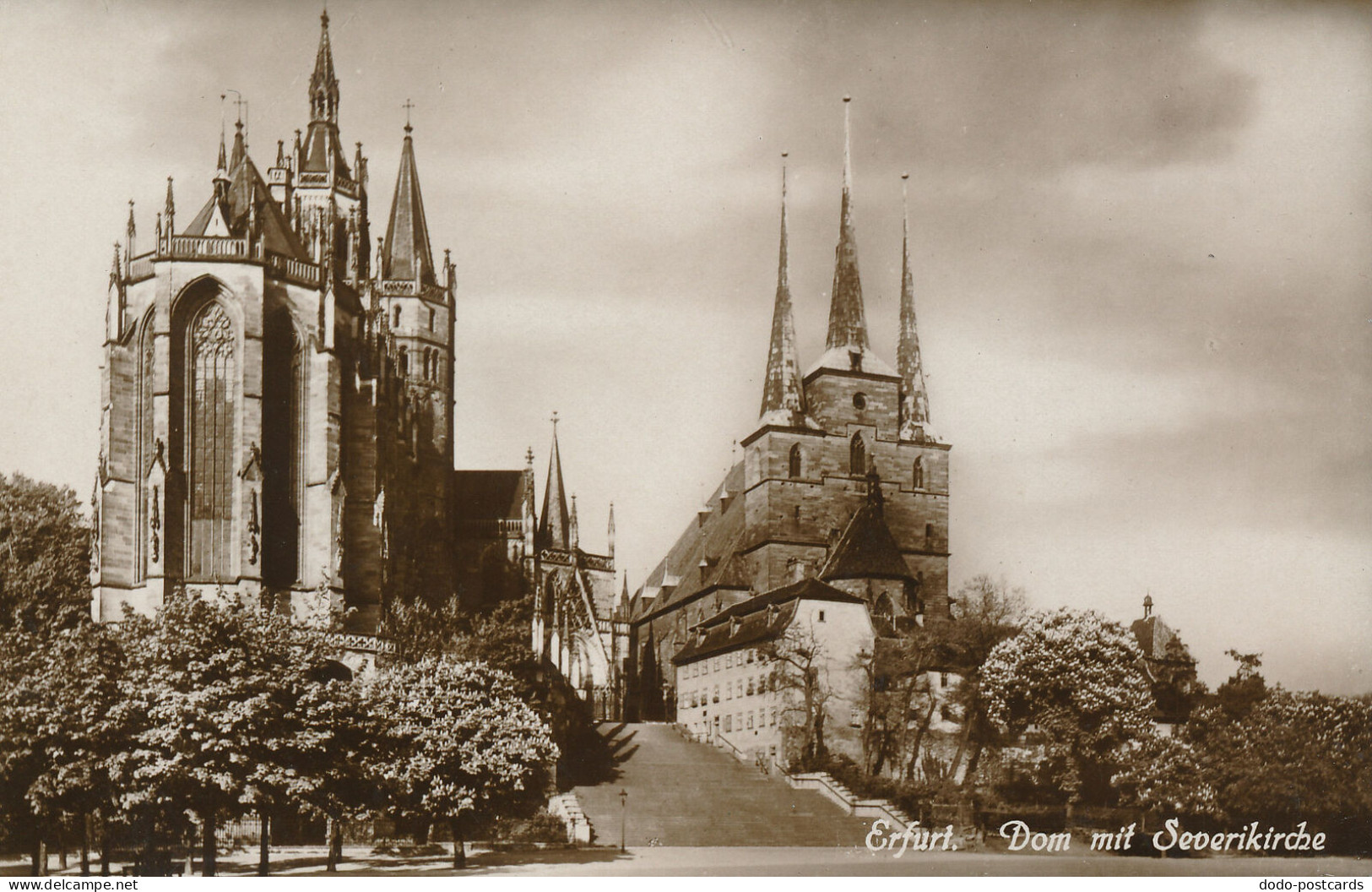 PC46604 Erfurt. Dom Mit Severikirche. RP. B. Hopkins - Monde