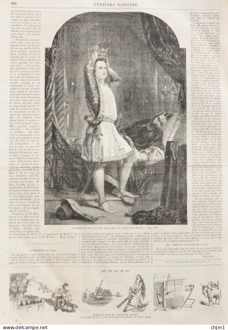 Le Prince De Galles - Page Originale 1861 - Documents Historiques