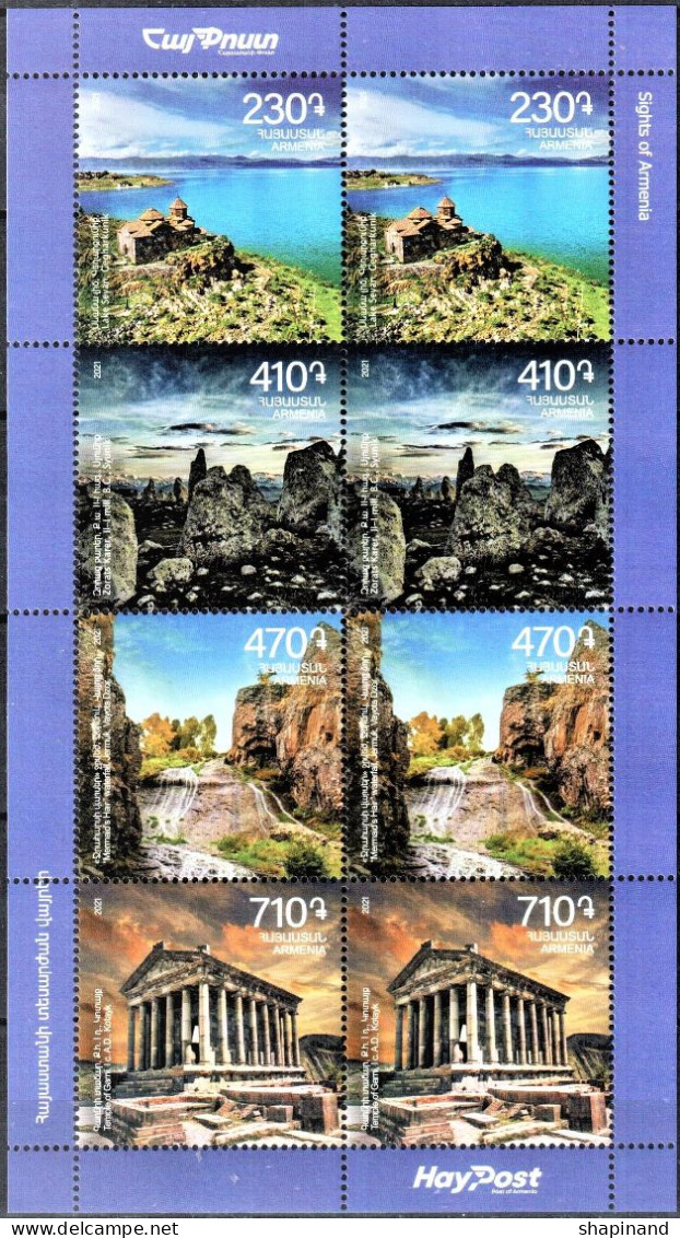 Armenia 2021 "Sights Of Armenia" MS Quality:100% - Armenien