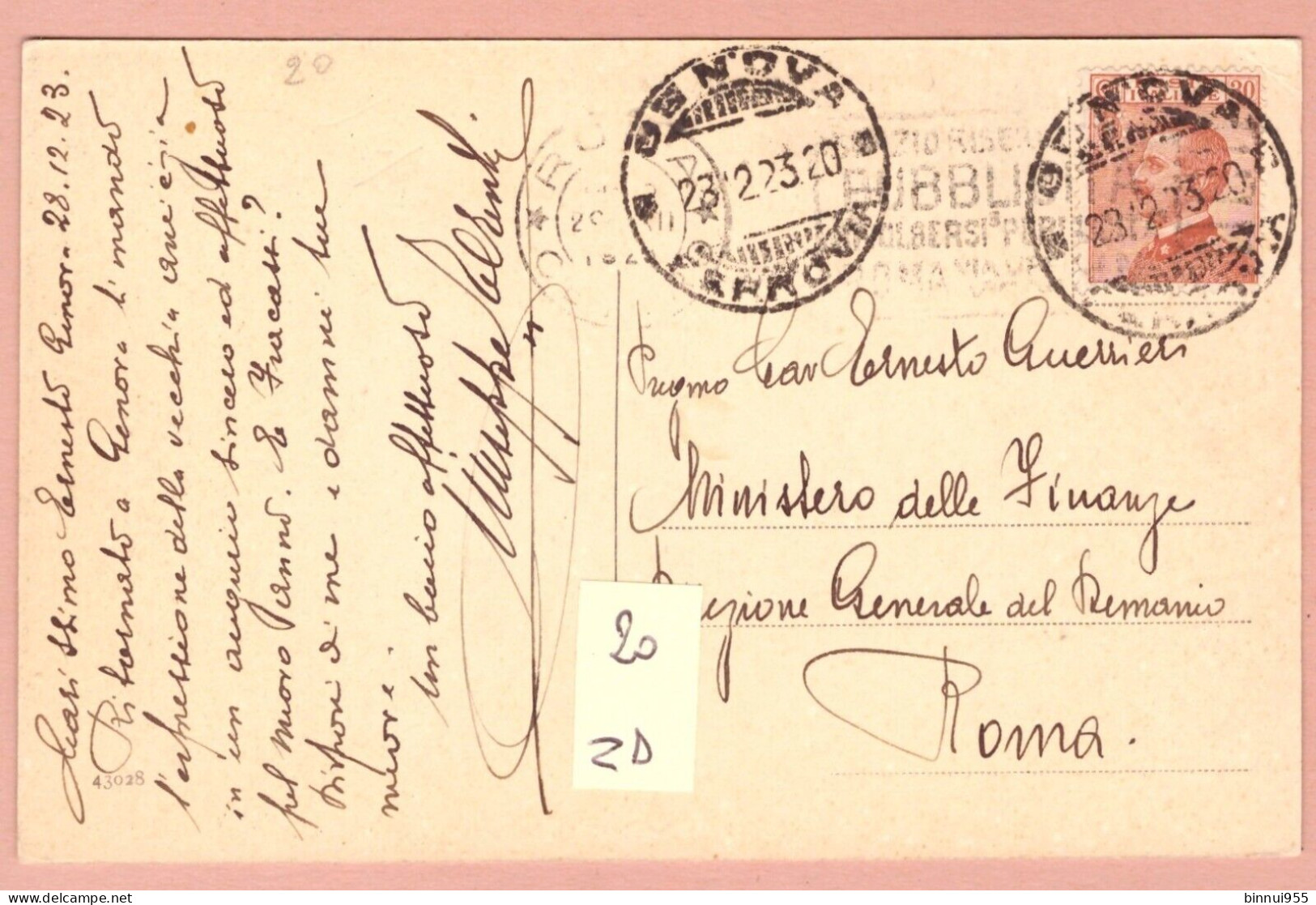 Cartolina Genova Circonvallazione A Mare - Viaggiata - 1923 - Genova (Genoa)