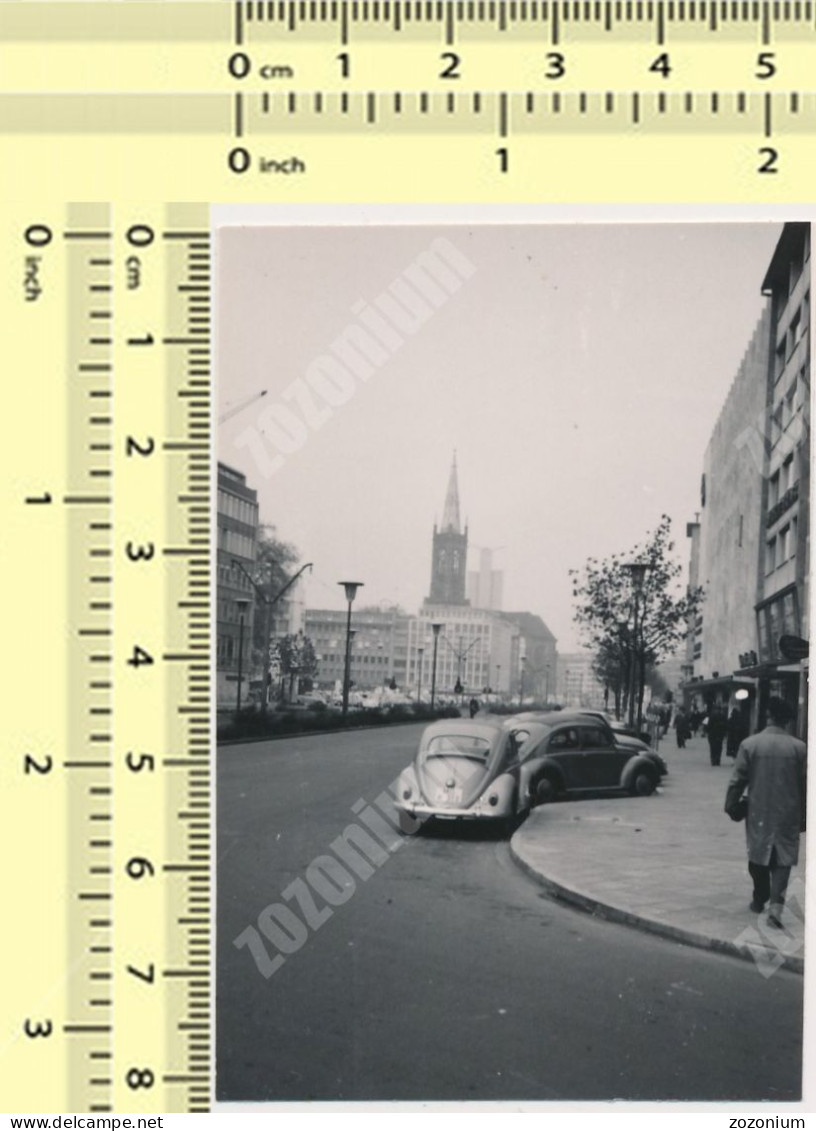 REAL PHOTO Ancienne - 1960 OLD CAR VW Voiture Auto Vintage Original - Auto's