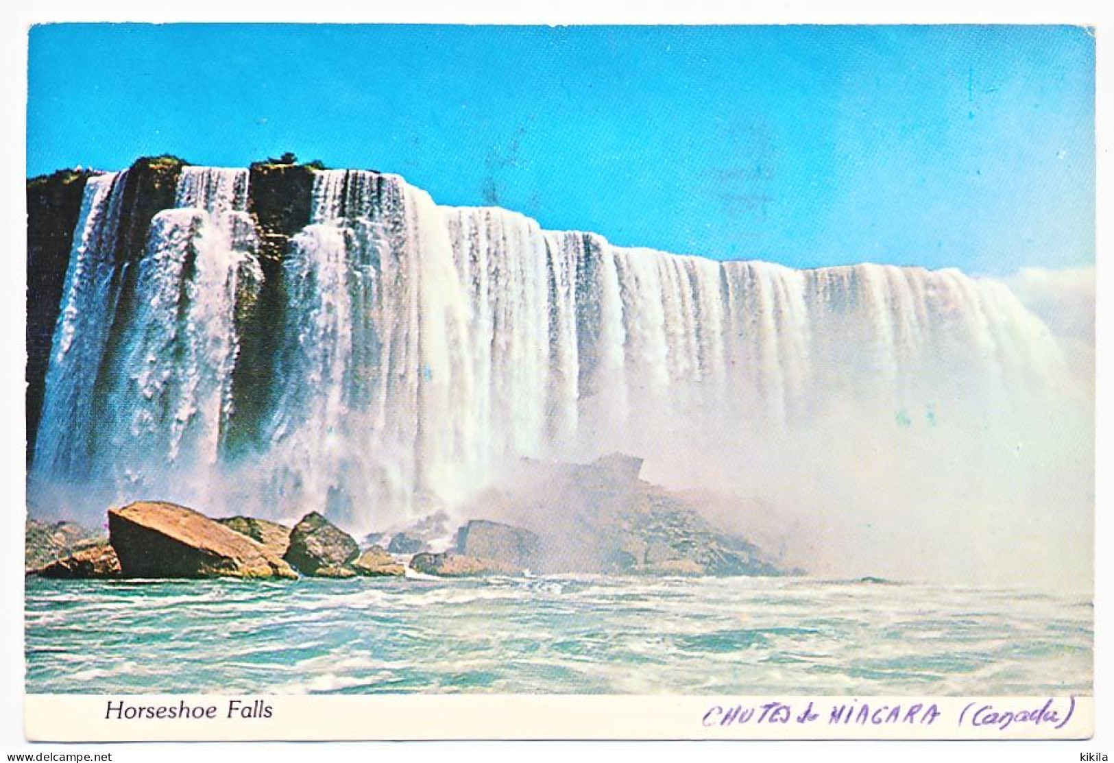 CPSM / CPM 10.5 X 15   Canada Ontario HORSESHOE FALLS (4)  NIAGARA Falls Chute Cascade - Chutes Du Niagara
