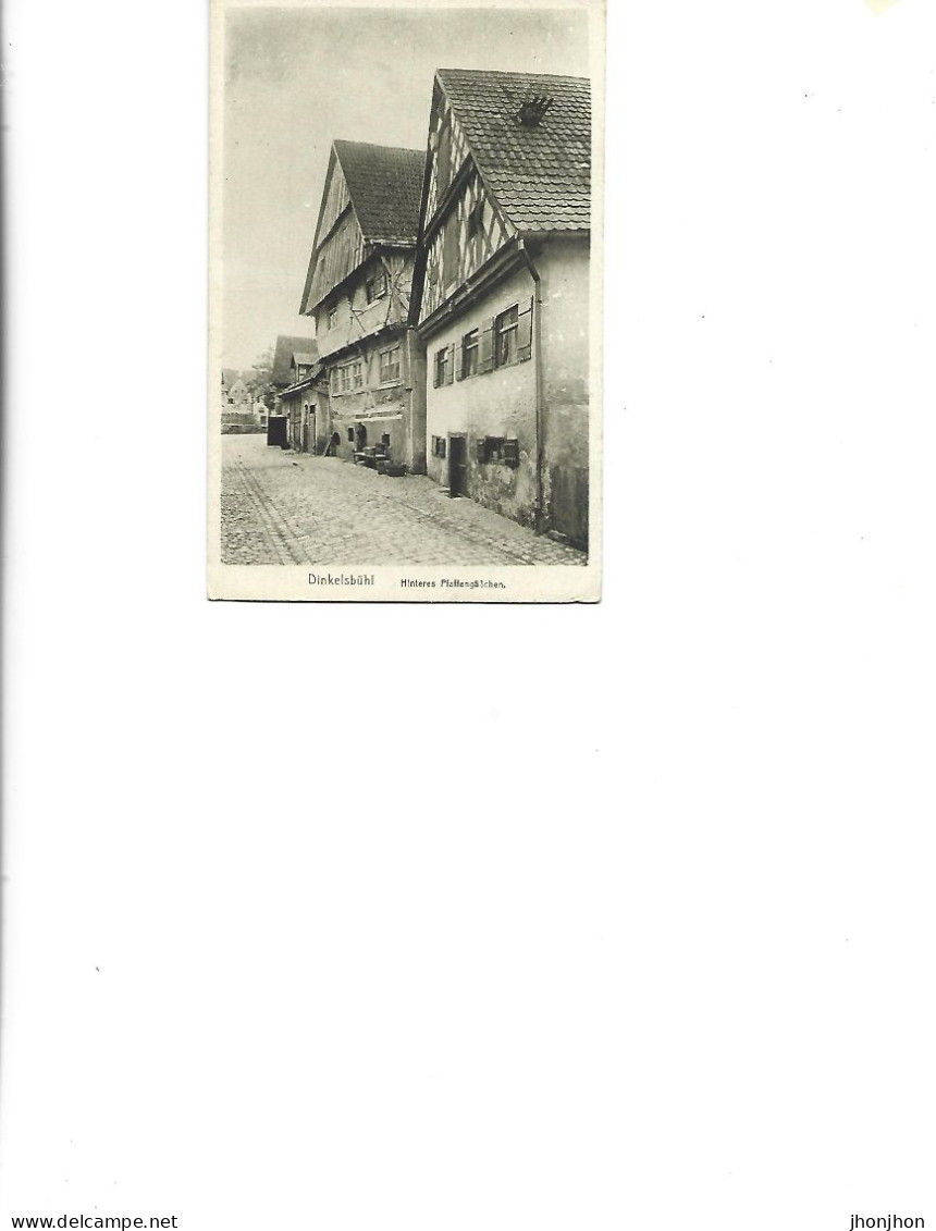 Germany - Postcard Unused -  Dinkelsbühl -   Rear Pfaffen Alley - Dinkelsbuehl