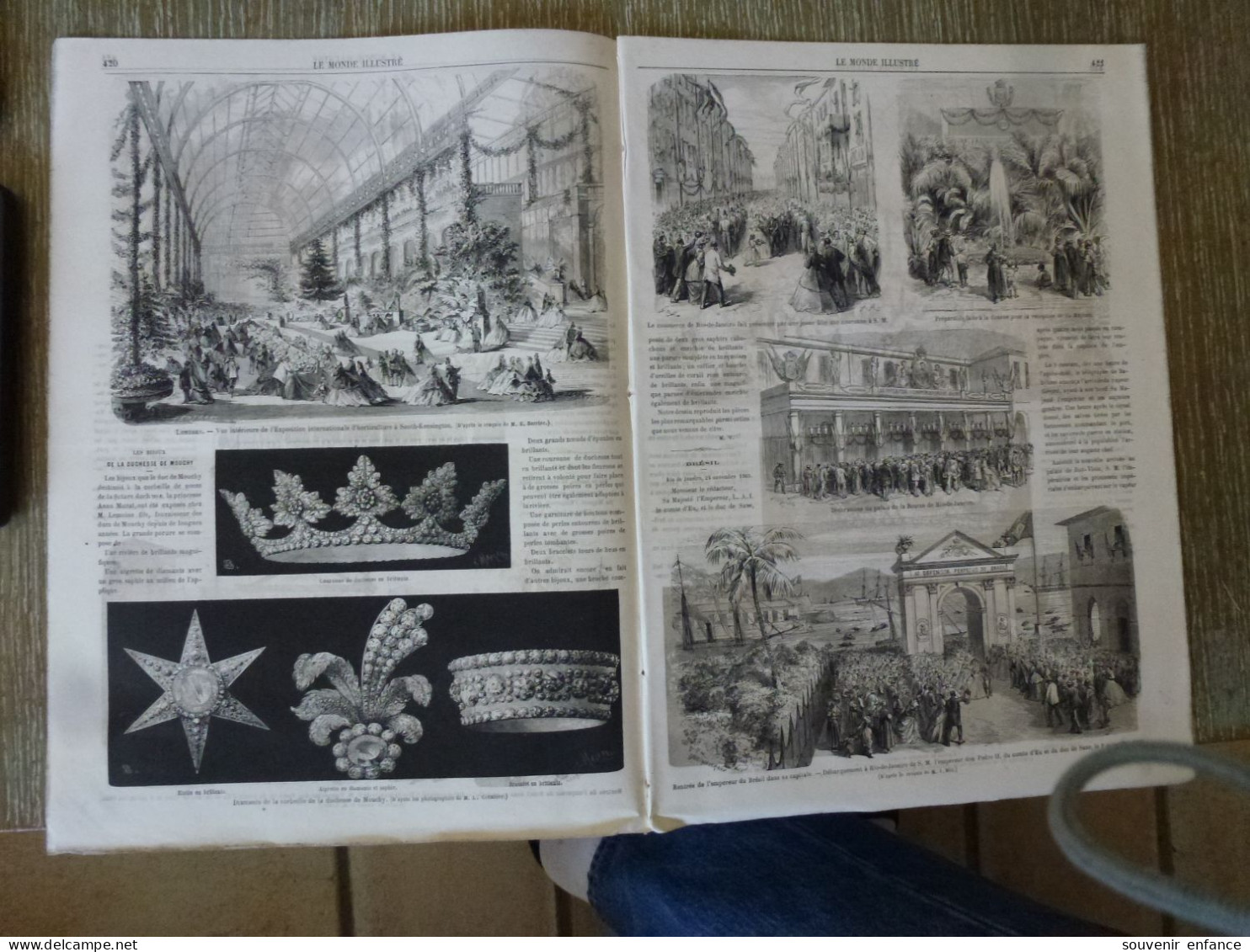 Le Monde Illustré Décembre 1865 Espagne Beit Lehem Colonies Sénégal - Revistas - Antes 1900