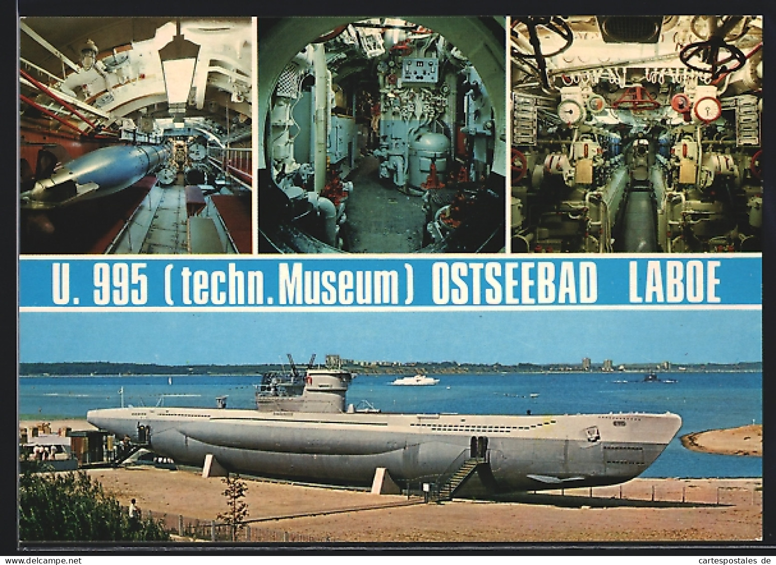 AK Laboe, Hochseetauchboot Typ VII C/41 Im U 995 (techn. Museum)  - Laboe