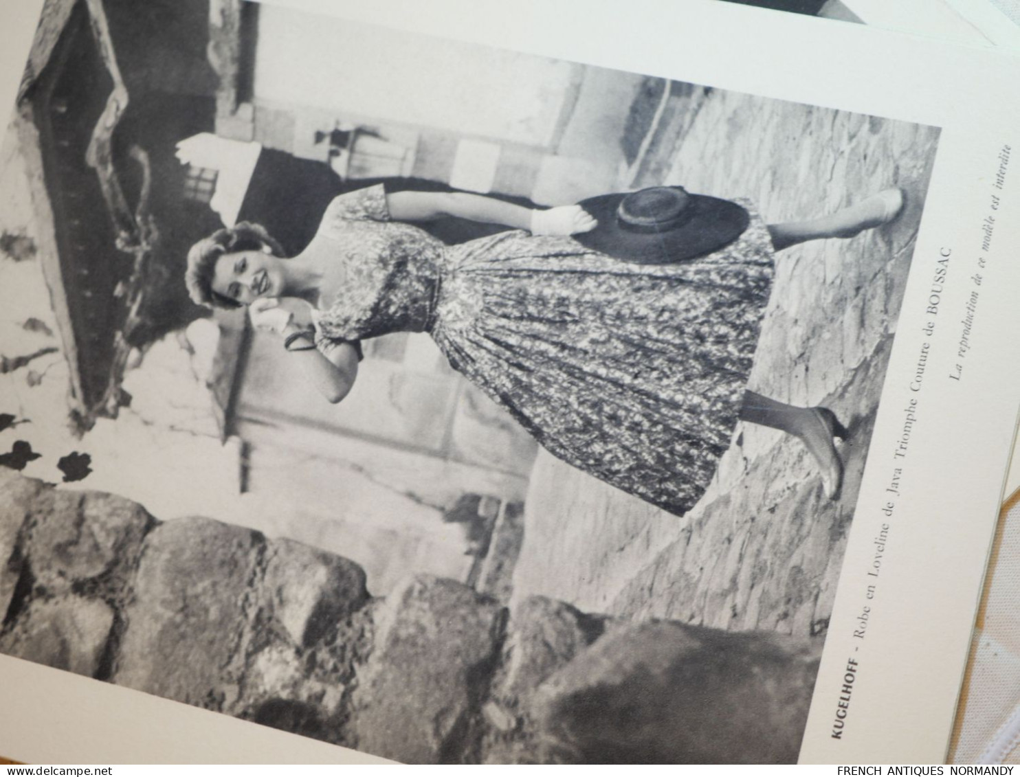 Très rare plaquette mode défilé collection du couturier PIERRE BILLET PIN-UP GIRLS saison printemps été 1956
