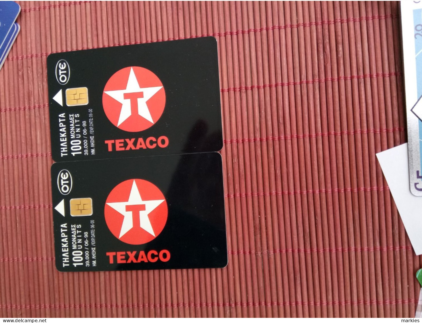 Phonecard Texaco Greece Only 39.000 Ex Used Rare - Griekenland