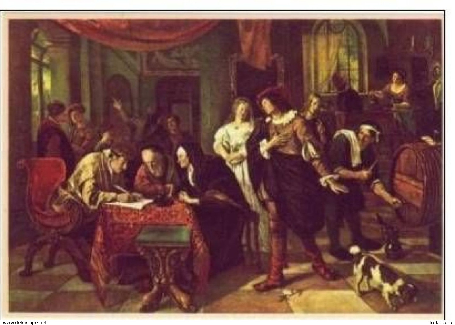 AKEO 41 Esperanto Cards Rembrandt - Vermeer - Pieter Brueghel - Jan Steen - Hobbema 1935