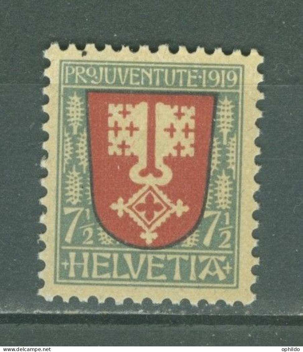 Suisse   Yvert  173 Ou  Zum J 12  * B/ TB   Voir Description Et Scan   - Unused Stamps